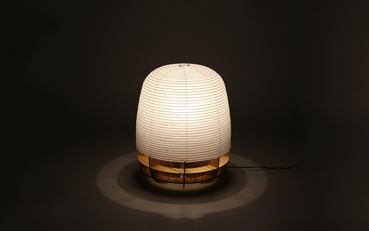 Aerofoil FS - Small Floor Lamp by Gifu Lamps Floor Lamps